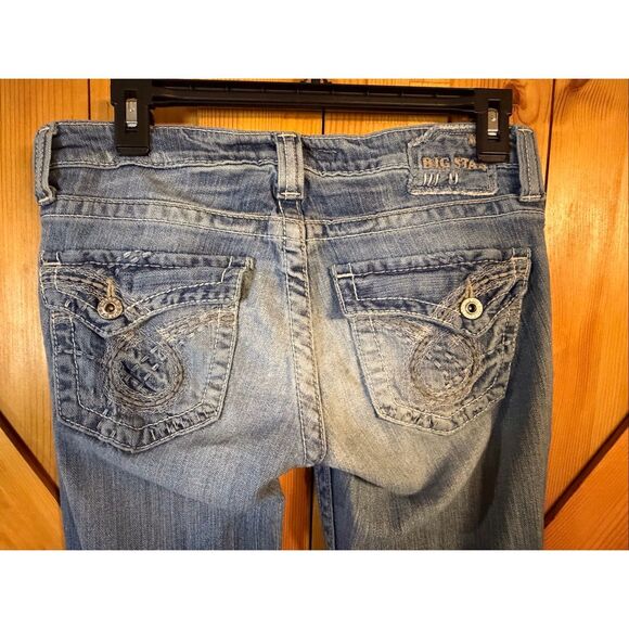 Big Star Casey K Low Rise Fit Medium Wash Bootcut Jeans READ Size 28L (6510) - Picture 5 of 9